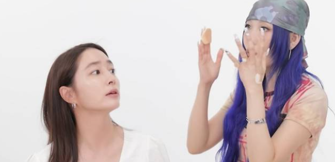 배우 이민정 X 이사배 유튜브 메이크업 협업(+유튜브 다시보기)