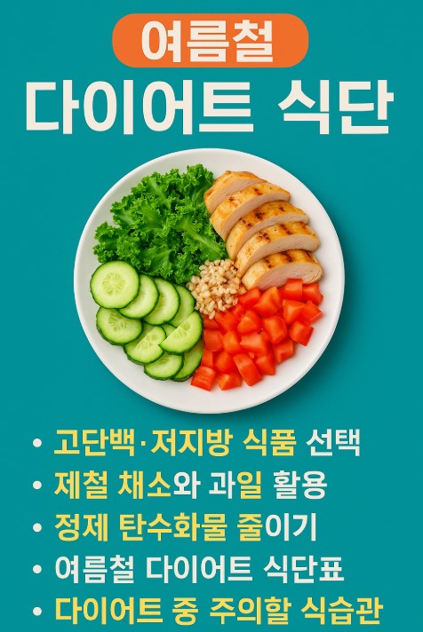 여름철 다이어트 식단