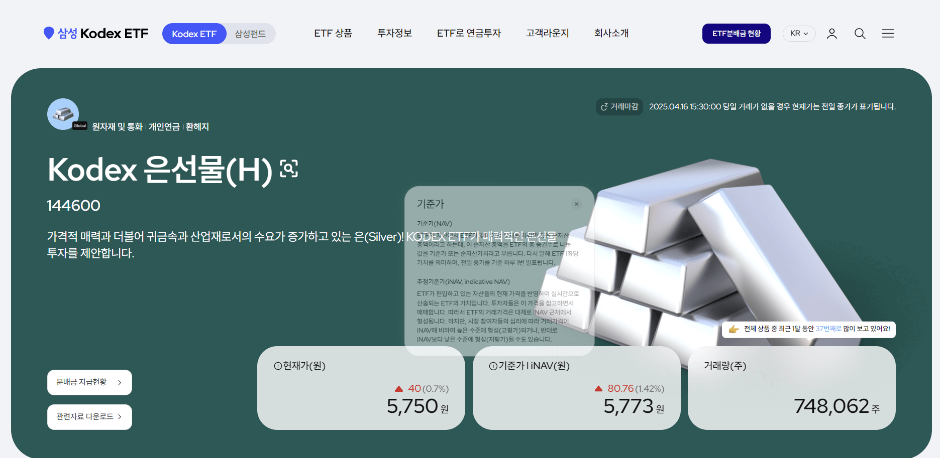 코덱스 은선물