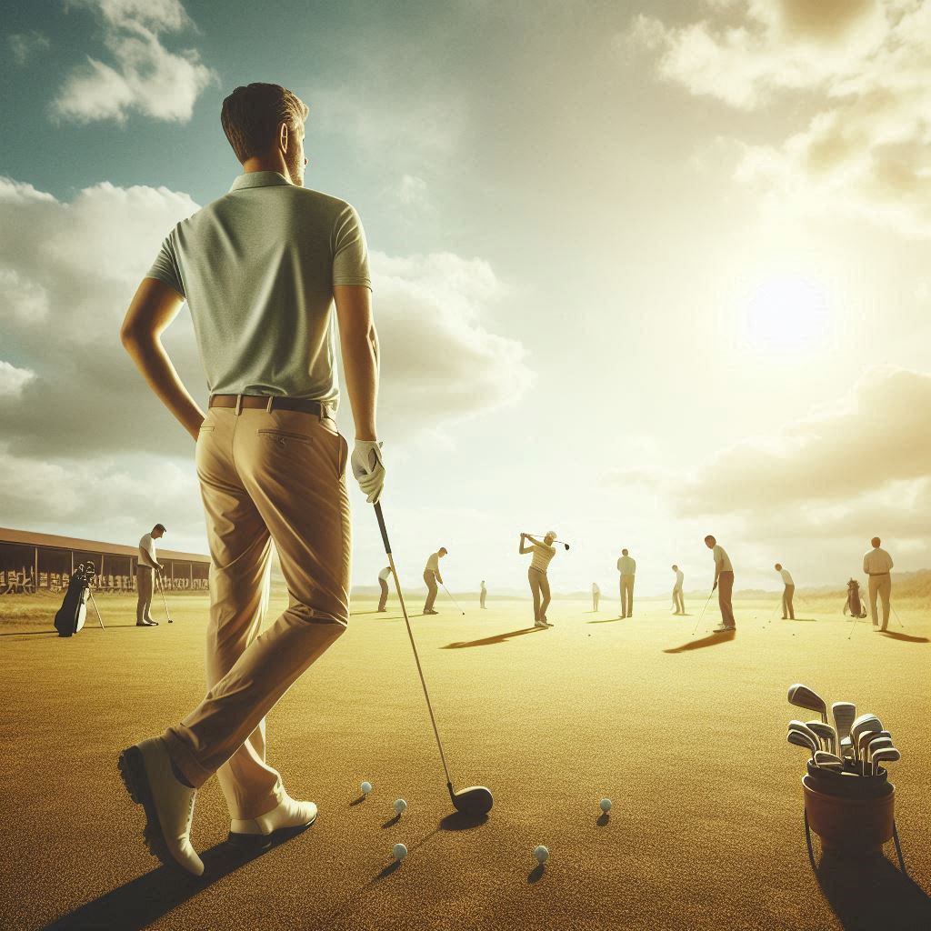 실외골프연습장 배경