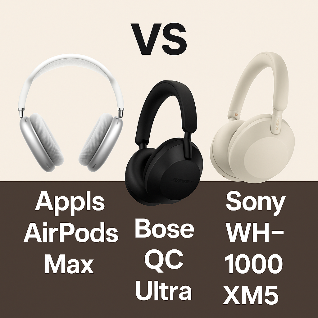애플 에어팟 맥스 vs 보스 QC 울트라 vs 소니 WH-1000XM5