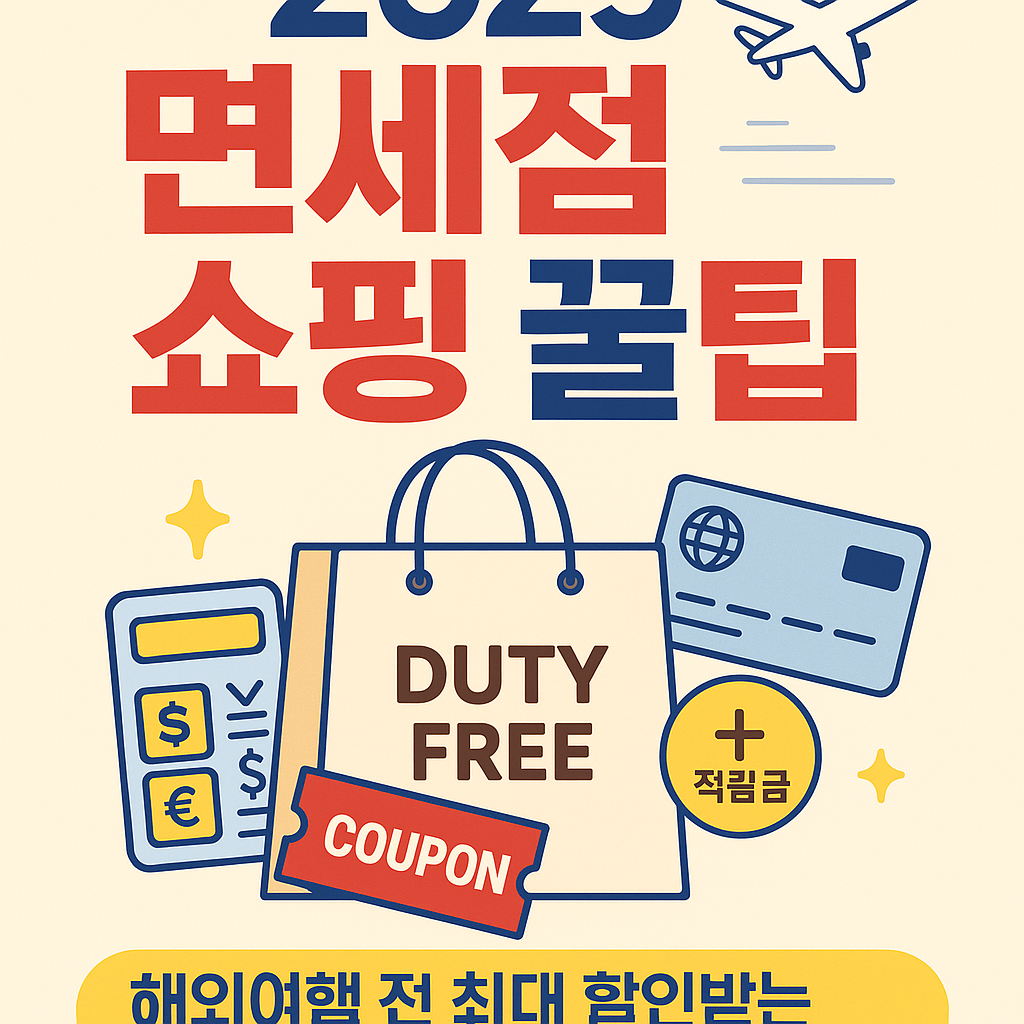 2025 면세점 쇼핑 완벽 가이드｜최대 할인받는 온라인 사전 구매 꿀팁