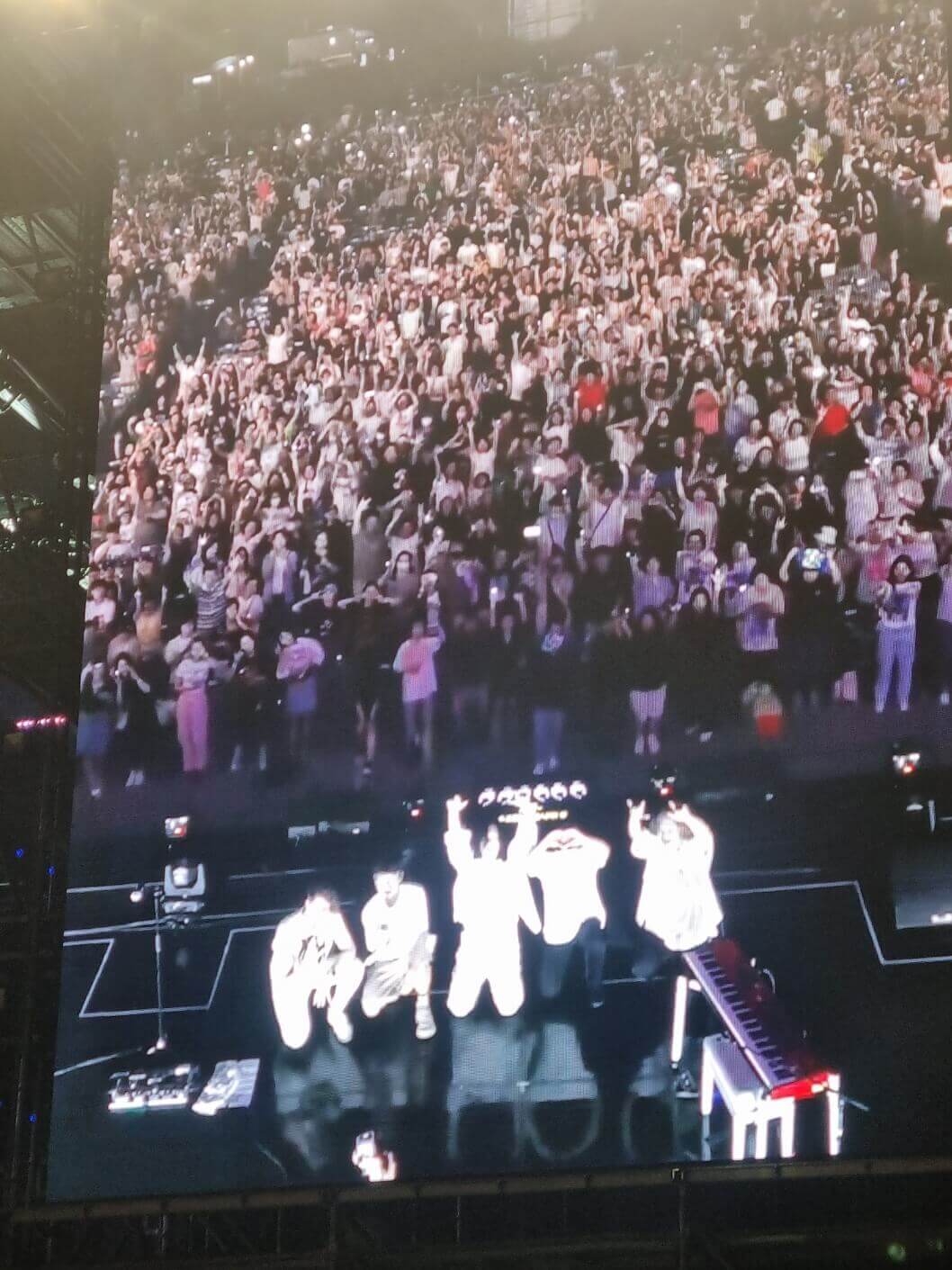 YB 영수증콘서트장면