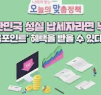 세금포인트 사용법 - 손택스 세금포인트 조회