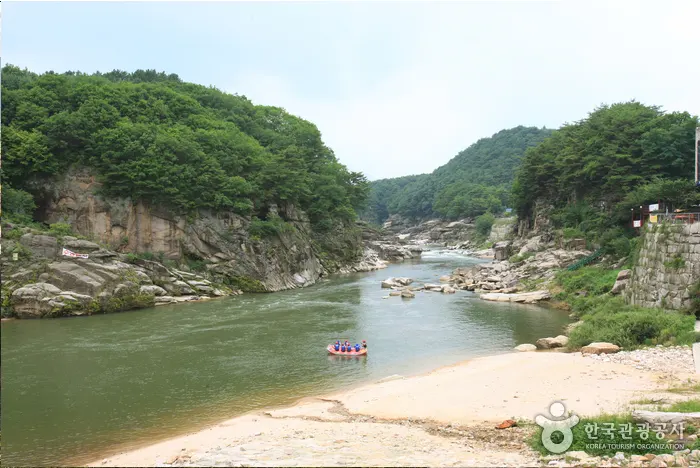 순담 계곡 전경 이미지