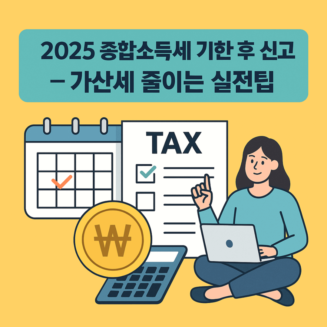 2025 종합소득세 기한 후 신고 – 가산세 줄이는 실전팁 총정리