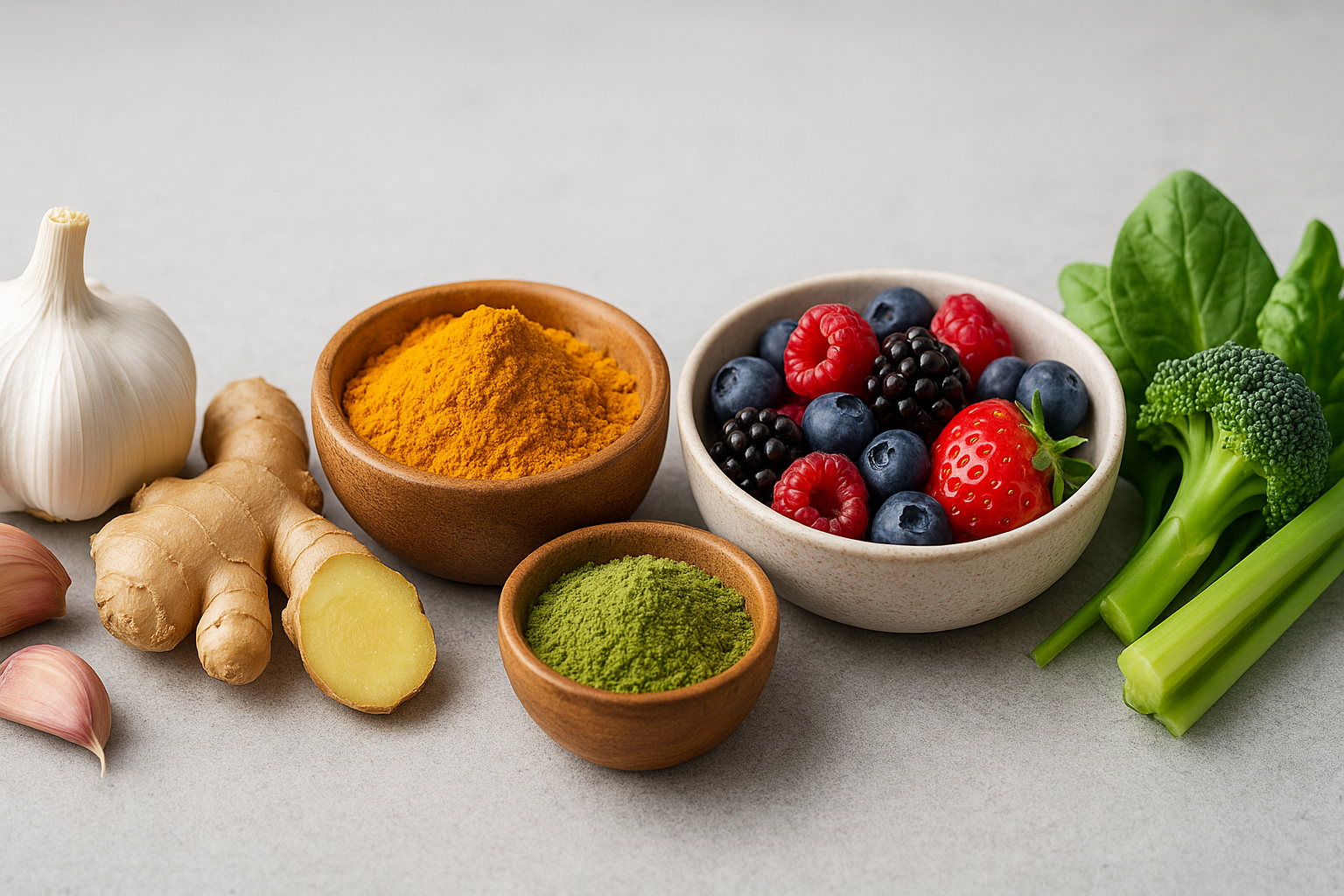 항염 항산화 식품들