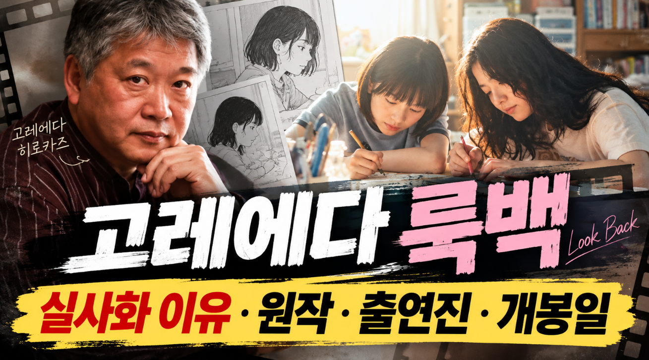 고레에다 룩백|실사화 이유·원작·출연진·개봉일