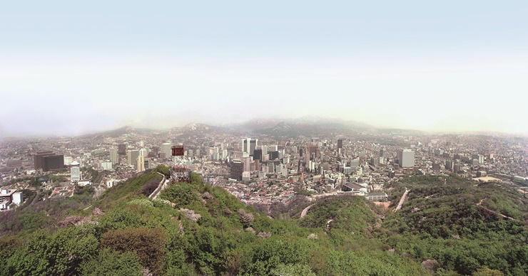 남산에서-내려다본-서울전경