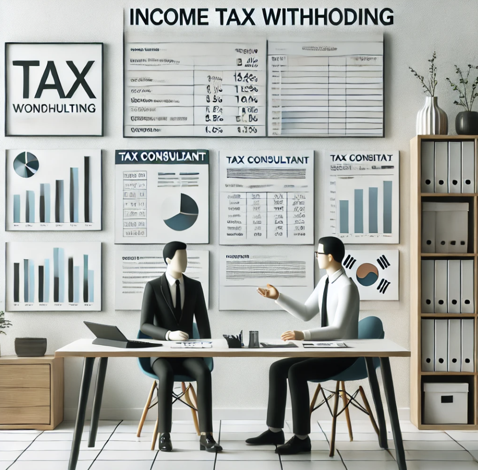 세금 전문가와 상담 중인 사무실