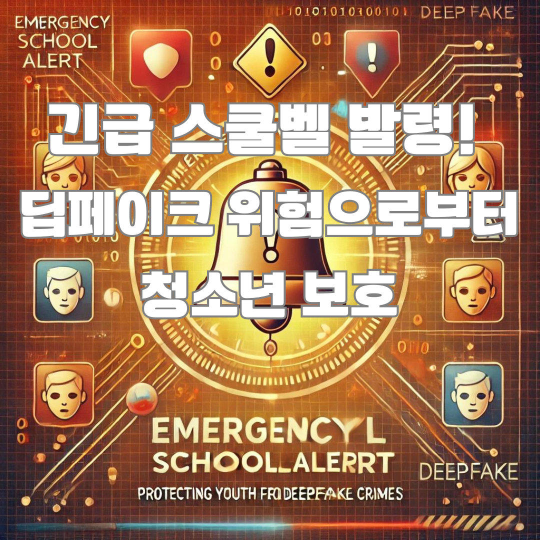 긴급 스쿨벨 발령: 딥페이크 성범죄로부터 청소년 보호하기