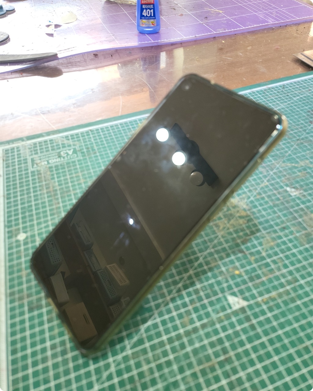 거치를 시켜 봤습니다