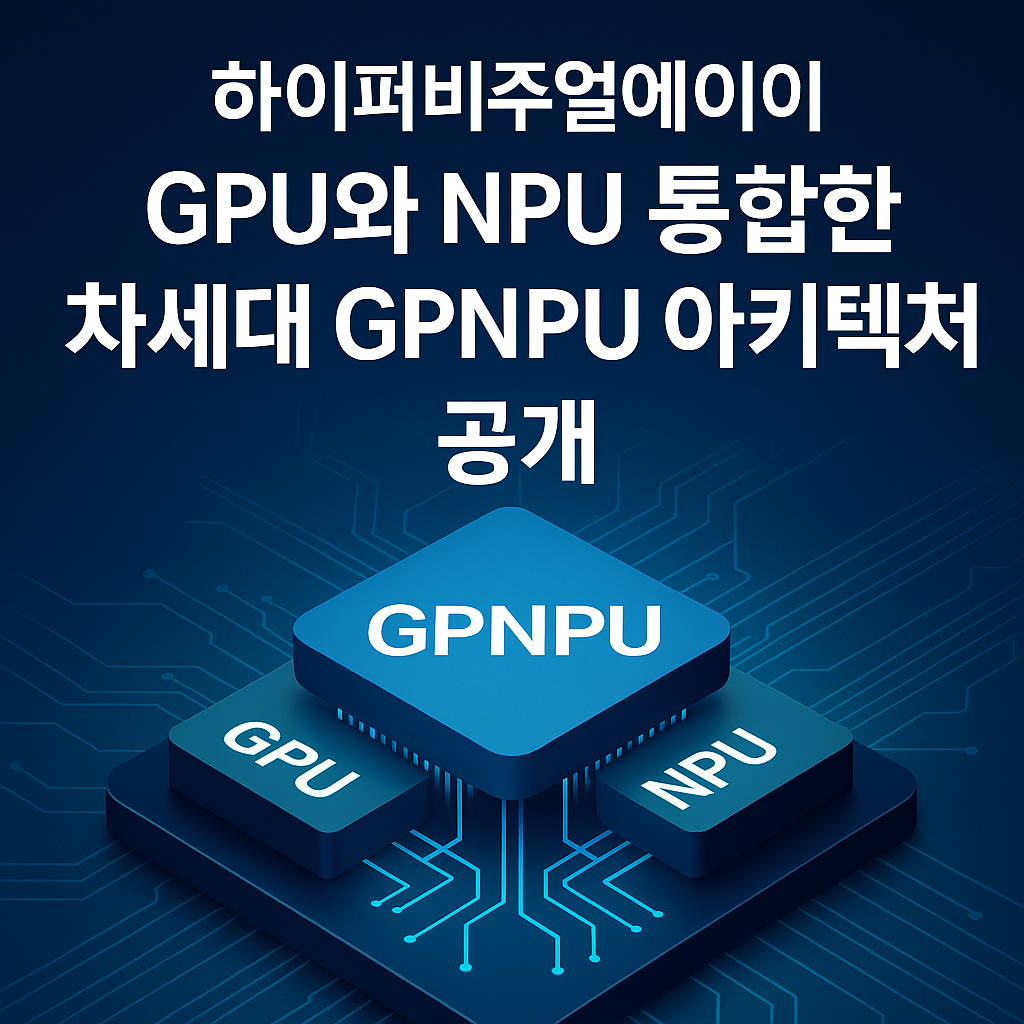 하이퍼비주얼에이이 GPNPU 관련 사진