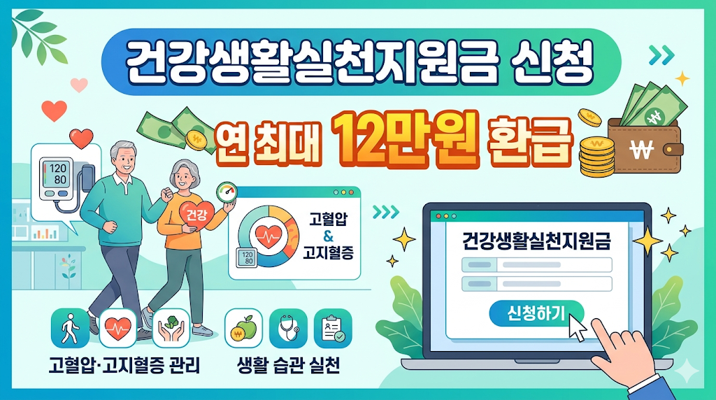 건강생활실천지원금 환급 신청방법