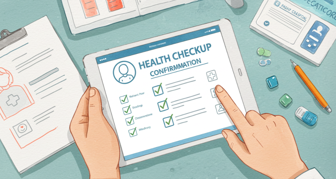 건강검진 실시확인서