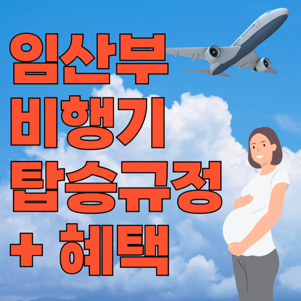 임산부 비행기 탑승 규정 및 혜택