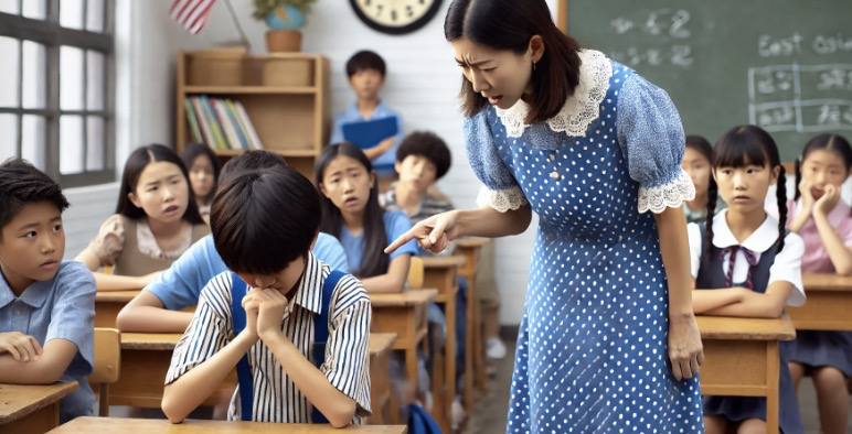 아이를 학대하는 교사