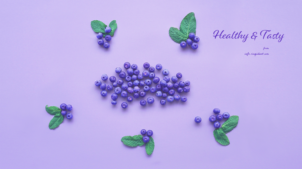 05 블루베리 C - Healthy and Tasty 연보라배경화면