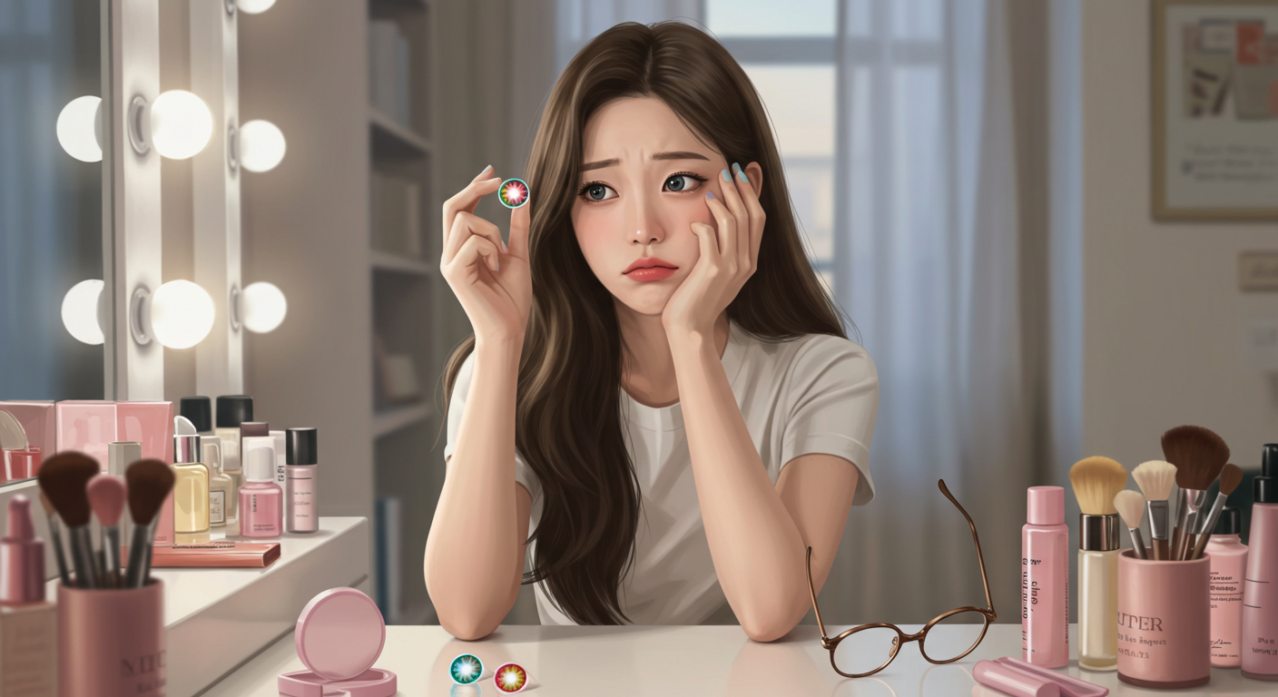 컬러렌즈, 눈 건강, 안구 질환