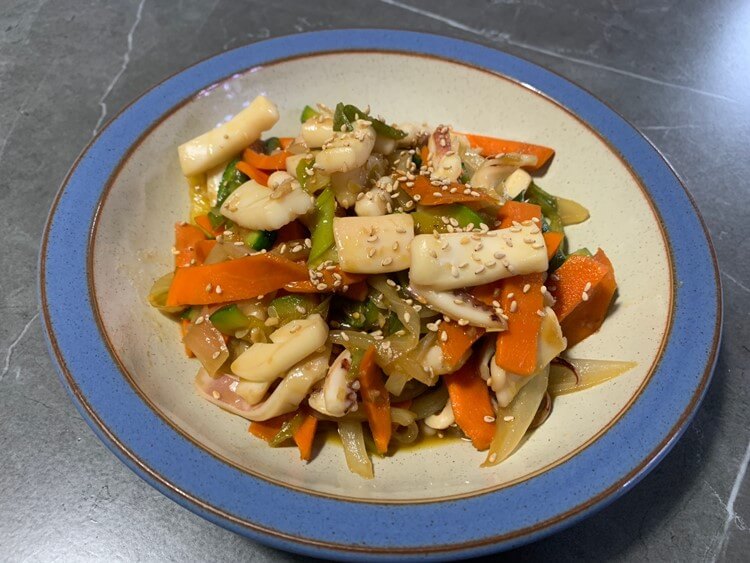 간장오징어볶음