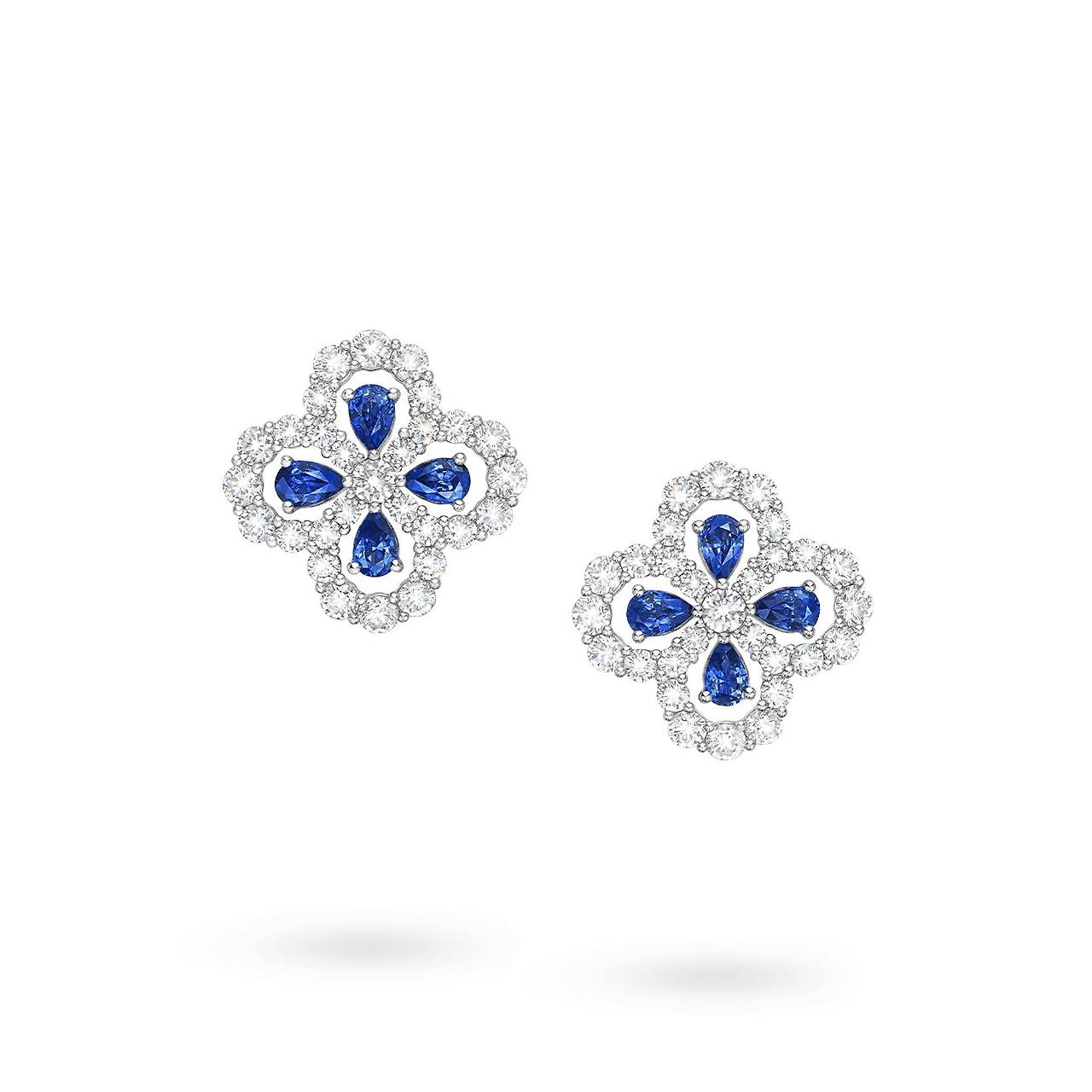 Harry Winston 사파이어 다이아몬드 하이주얼리