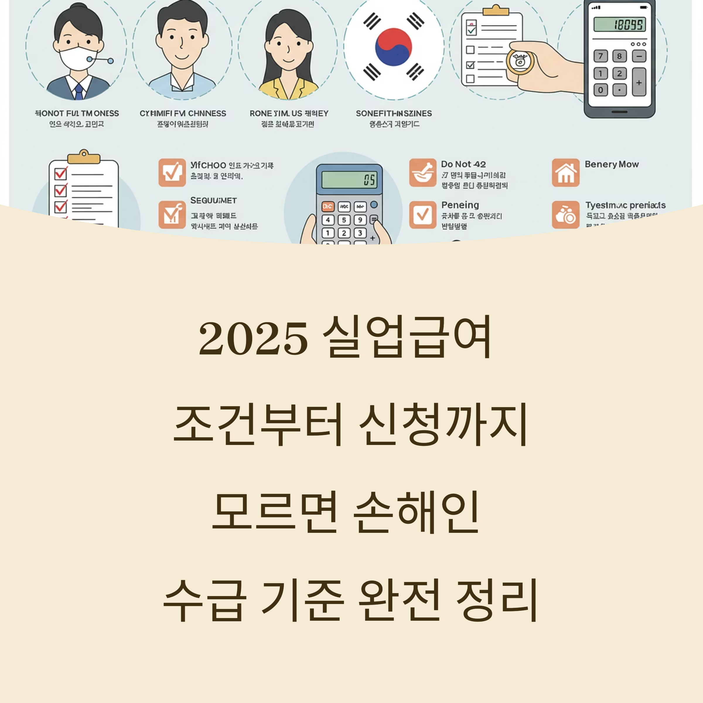 2025 실업급여 조건부터 신청까지|모르면 손해인 수급 기준 완전 정리