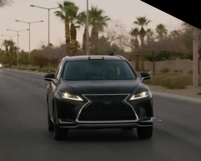 라이다가 장착된 렉서스
