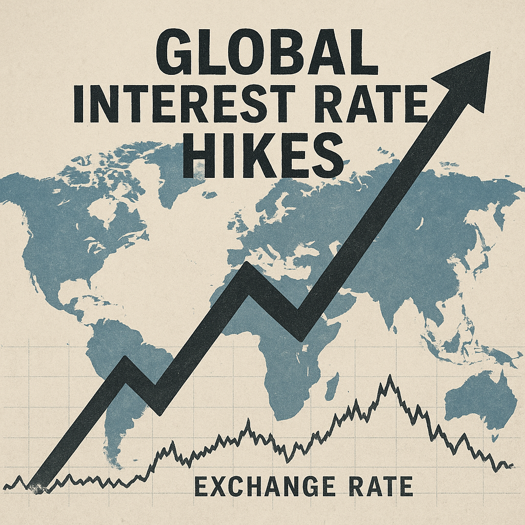 세계 금리 인상 관련 사진