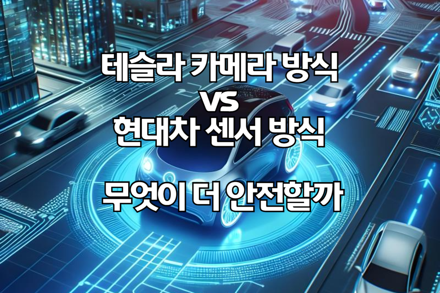 테슬라 카메라 방식 vs 현대차 센서 방식, 무엇이 더 안전할까? 🚗