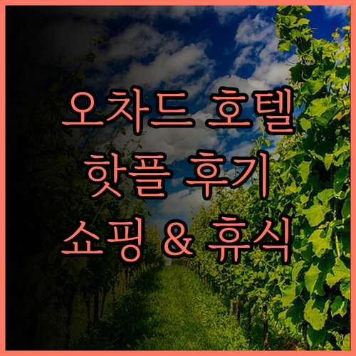 오차드 로드 호텔 팬 퍼시픽 오차드