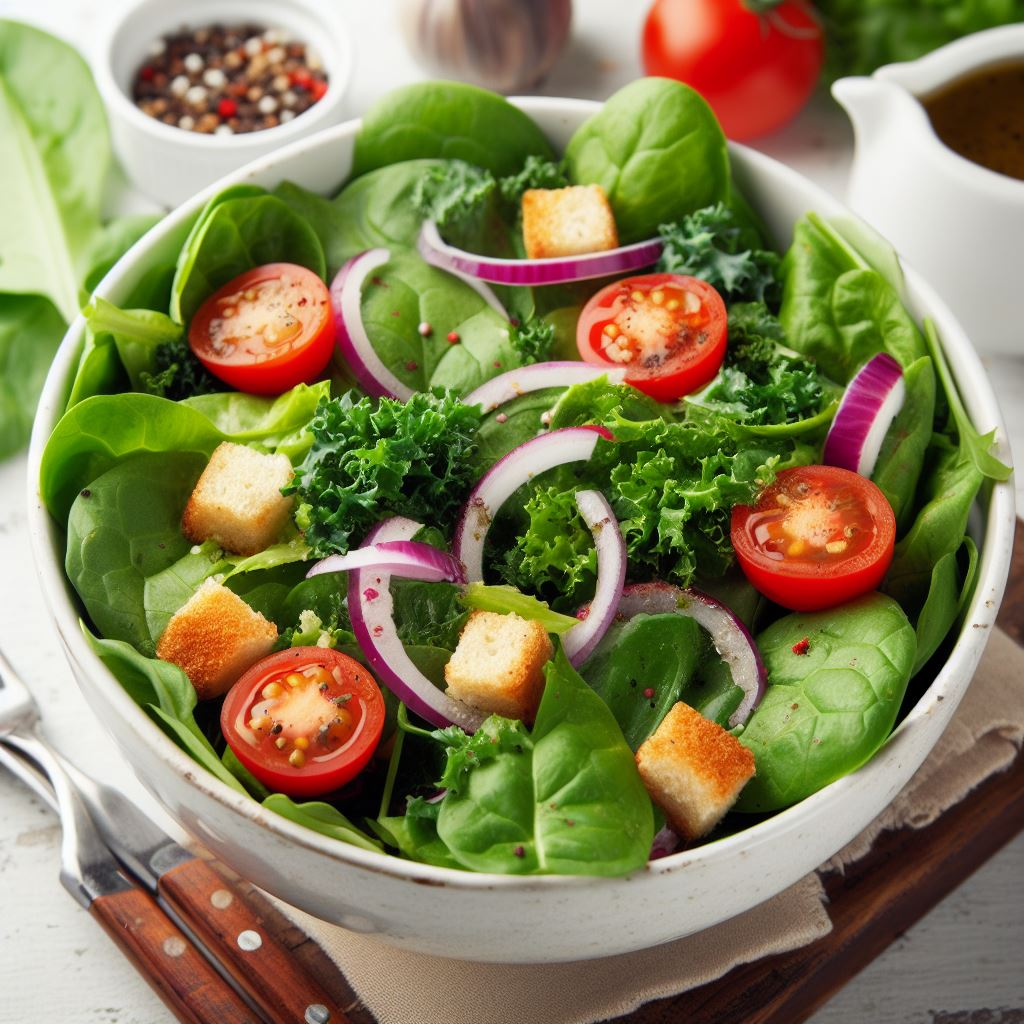 시금치,케일 식사