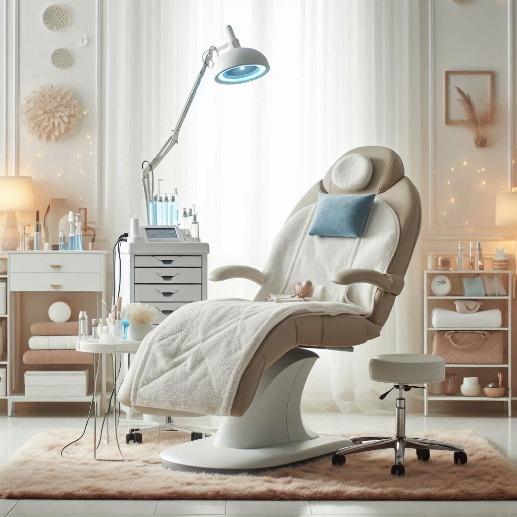 피부,체형관리 샵 배경