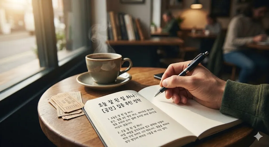 커피 타임 자기 점검 (습관 설계, 셀프 리플렉션, 루틴)