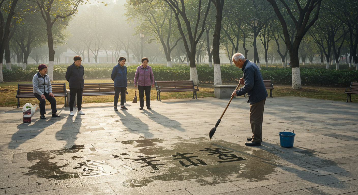 중국 공원 문화의 일상풍경