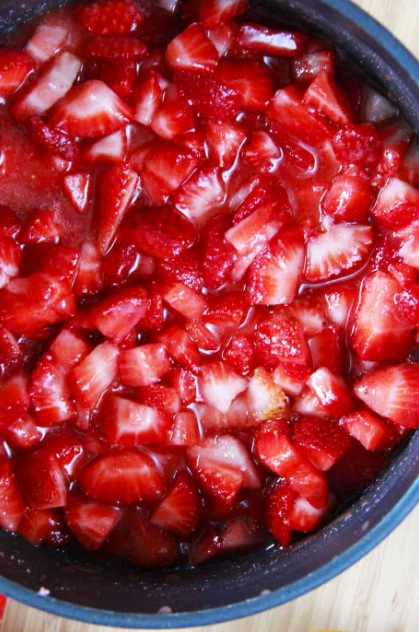 딸기청 만들기 6단계 깔끔정리