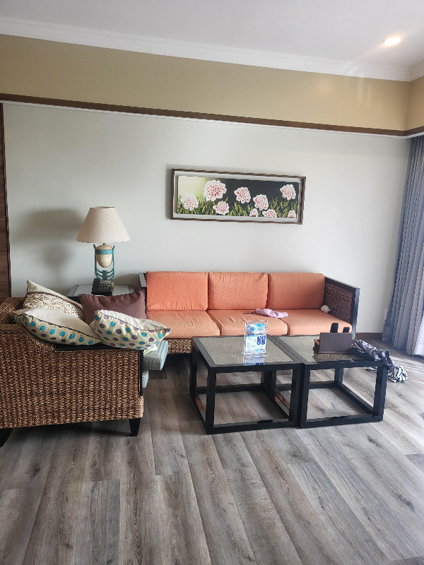 막탄 스위트룸 가든뷰 거실