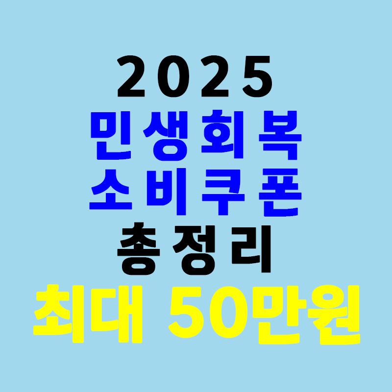 민생회복 소비쿠폰