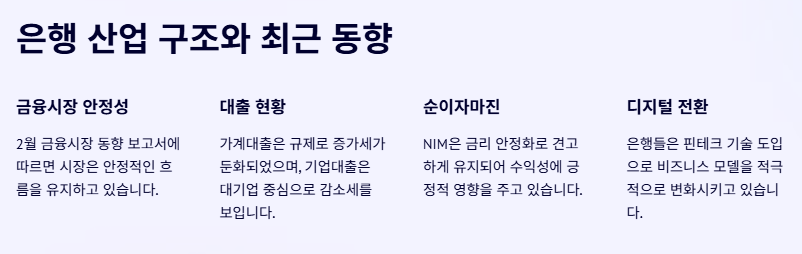 은행 금융 관련주 대장주 산업분석 및 수혜주 전망 및 투자전략!!
