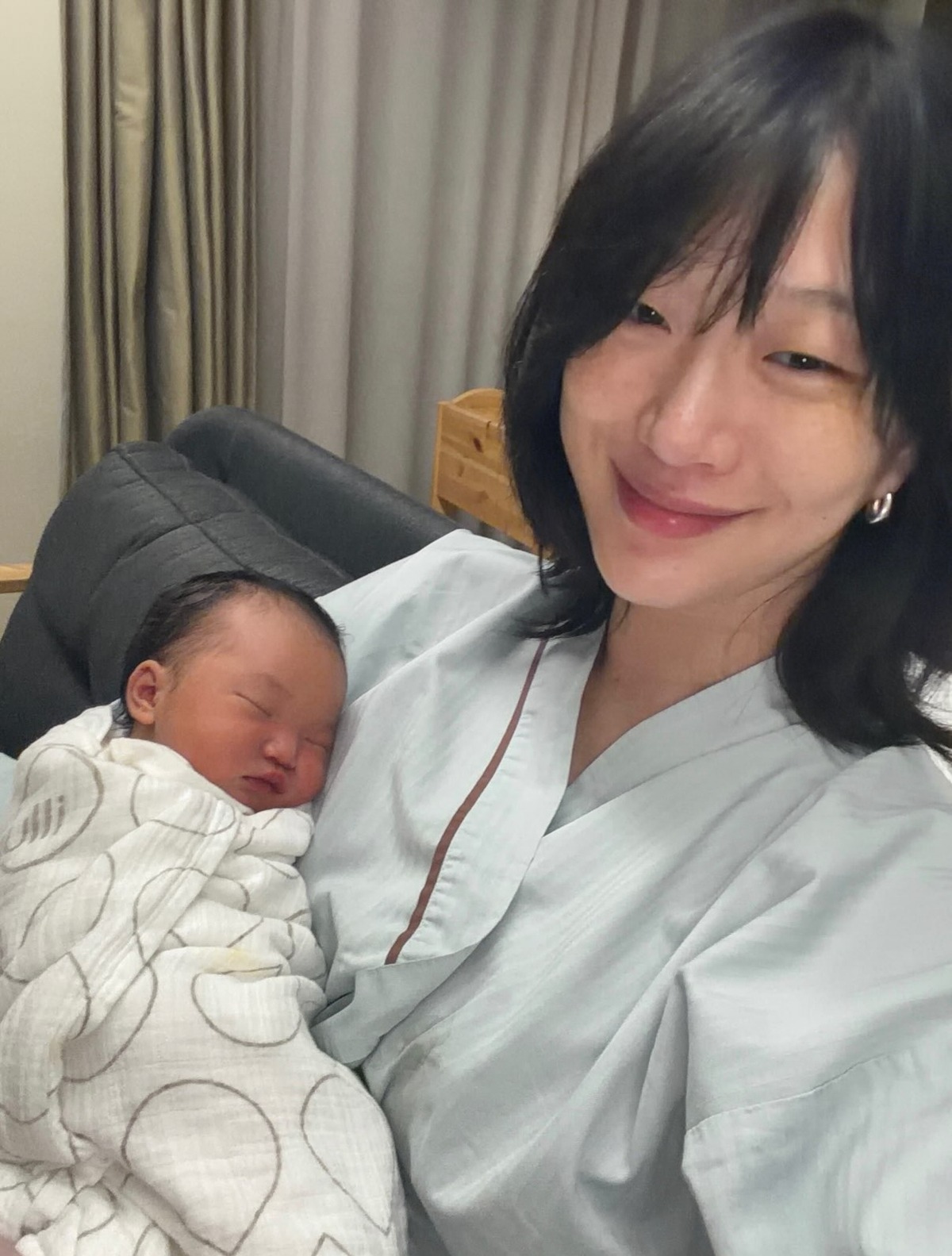 최소라 득녀