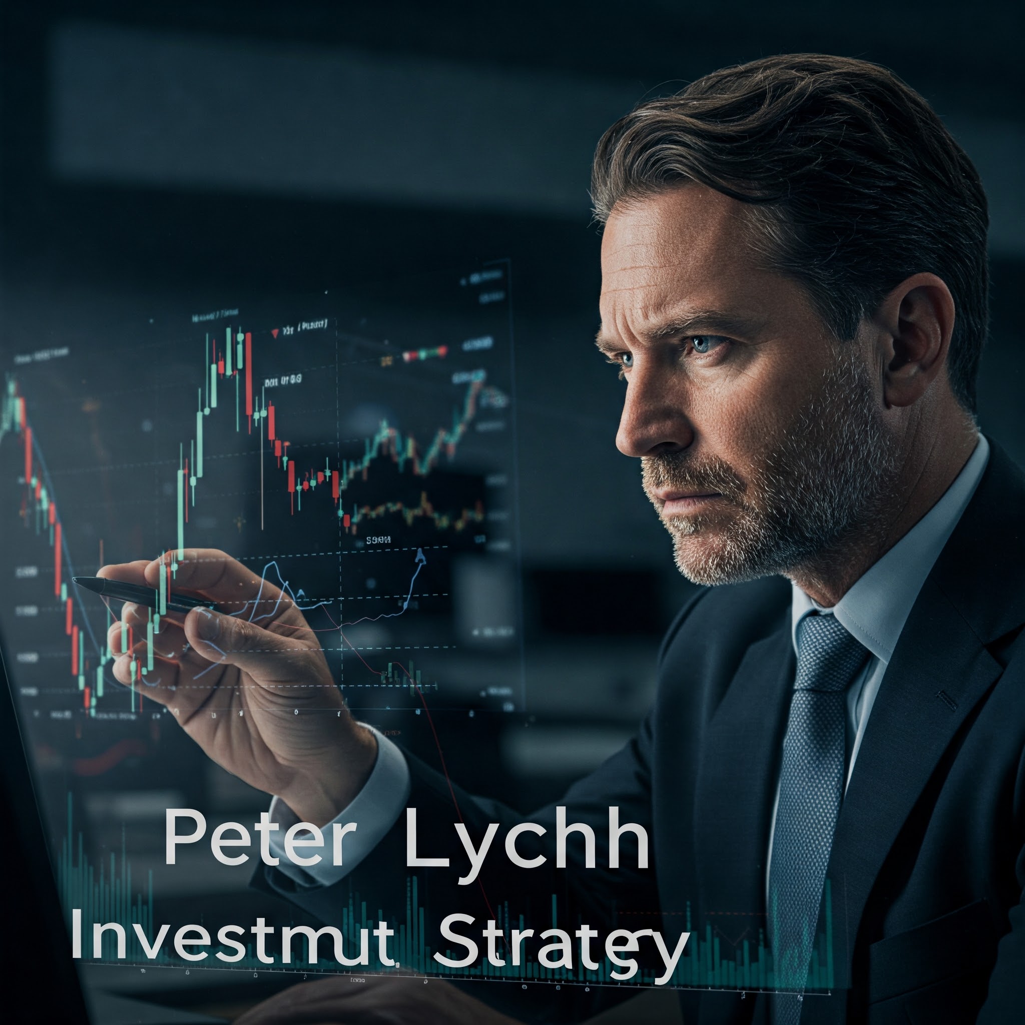 주식을 고민하는 남자 이미지.