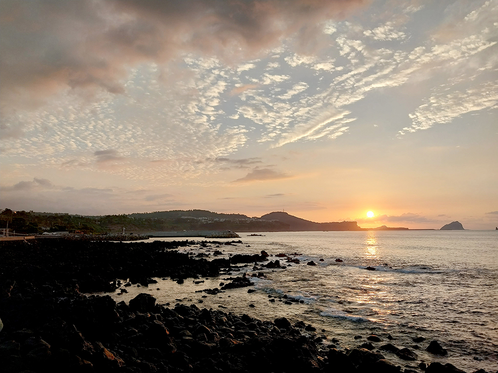 서귀포 법환바다 일출