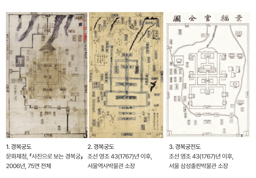경복궁도-고지도