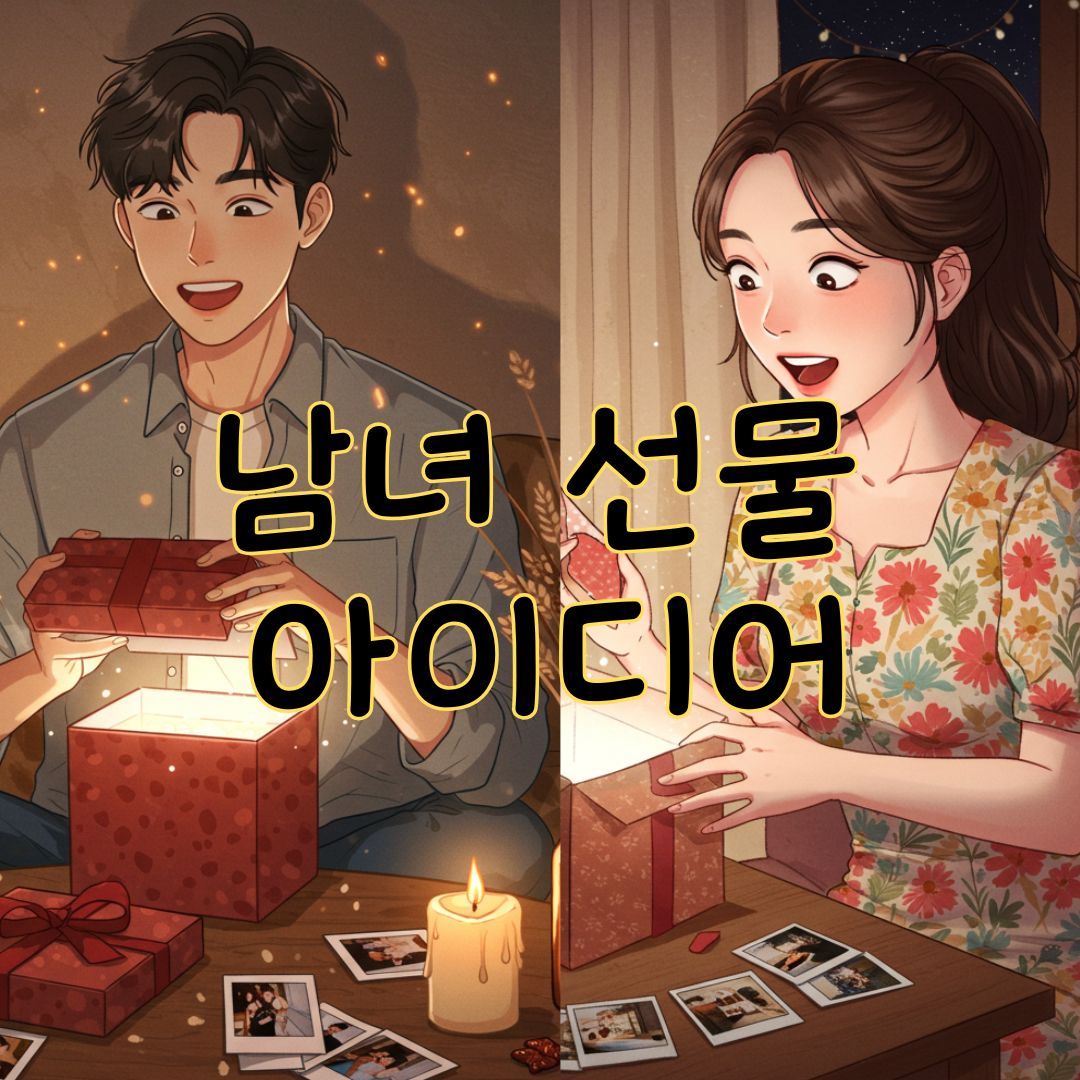 남자친구·여자친구 선물, 남녀 맞춤 선물 아이디어: 실용+감성 선물 완전 정리