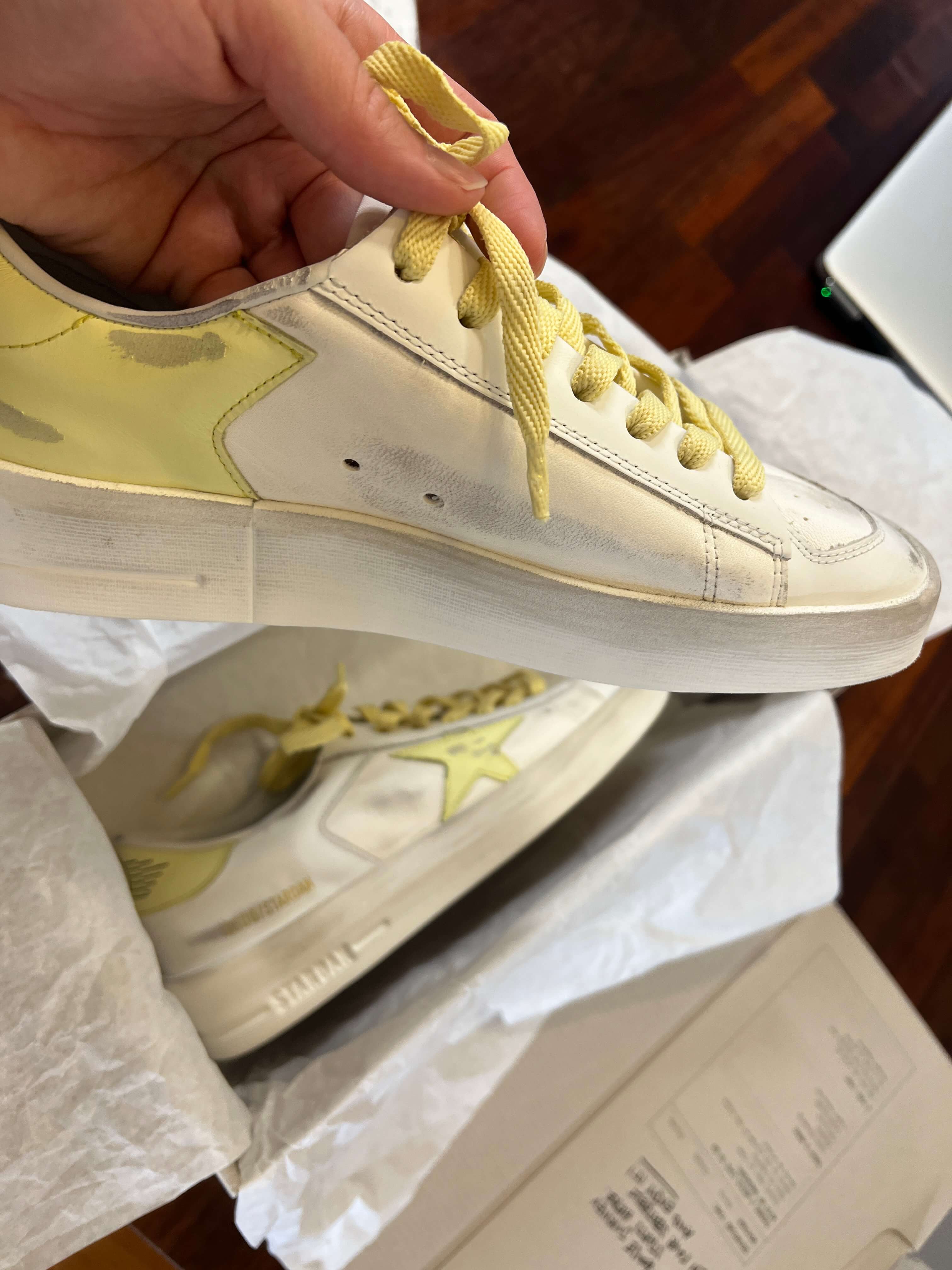 골든구스 STARDAN 옐로우 스타 스니커즈