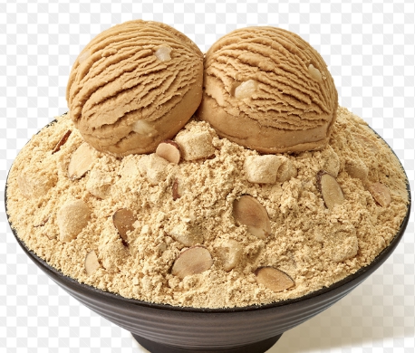 한국의 떡 종류 인절미-인절미 아이스크림