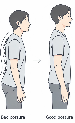 오른쪽 등 통증 의심되는 병