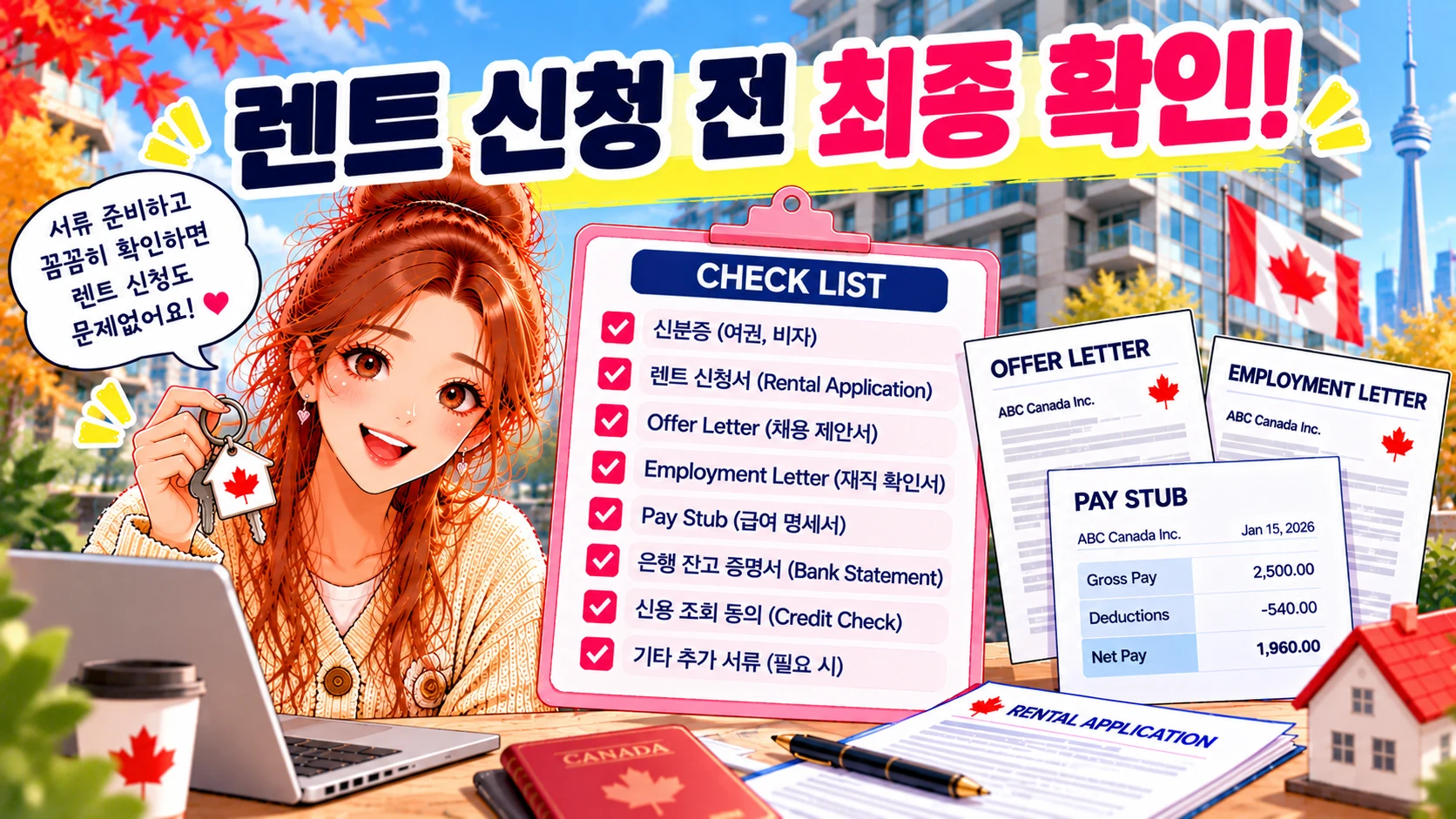 캐나다-렌트-신청전-최종확인