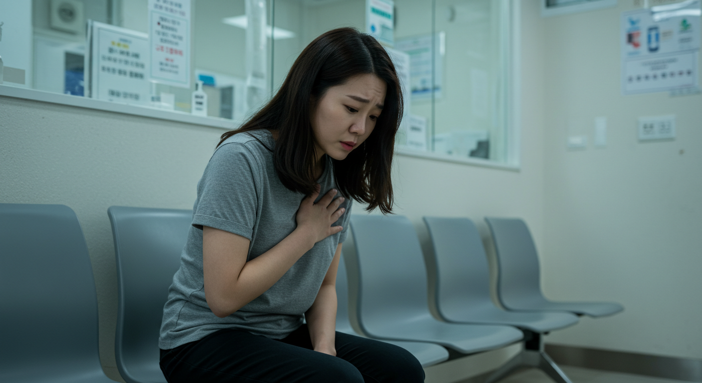 30대 여성 협심증 증상으로 고통 호소