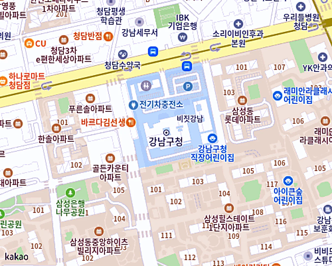 강남구청 위치