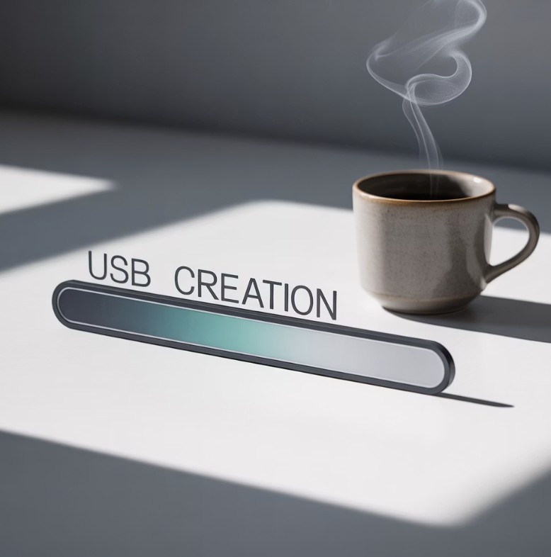 5분의 기다림, 그리고 완성!